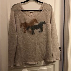 Free People Horse Sweater